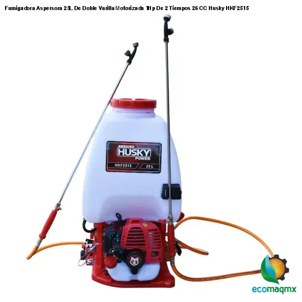 Fumigadora Aspersora 25L De Doble Varilla Motorizada 1Hp De