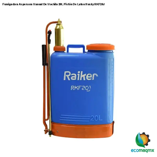Fumigadora Aspersora Manual De Mochila 20L Pistón De Laton