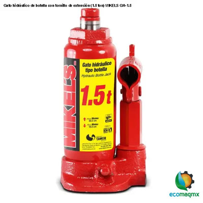 Gato hidráulico de botella con tornillo de extensión (1.5