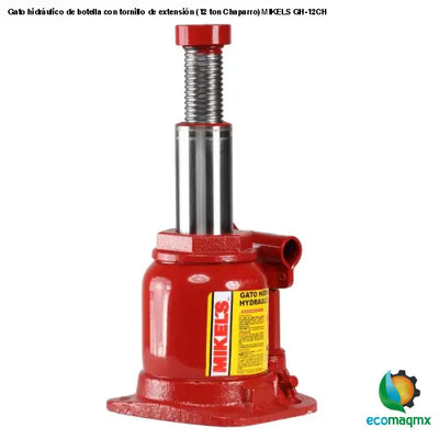 Gato hidráulico de botella con tornillo de extensión (12 ton