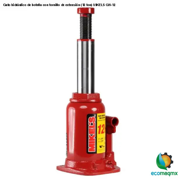 Gato hidráulico de botella con tornillo de extensión (12