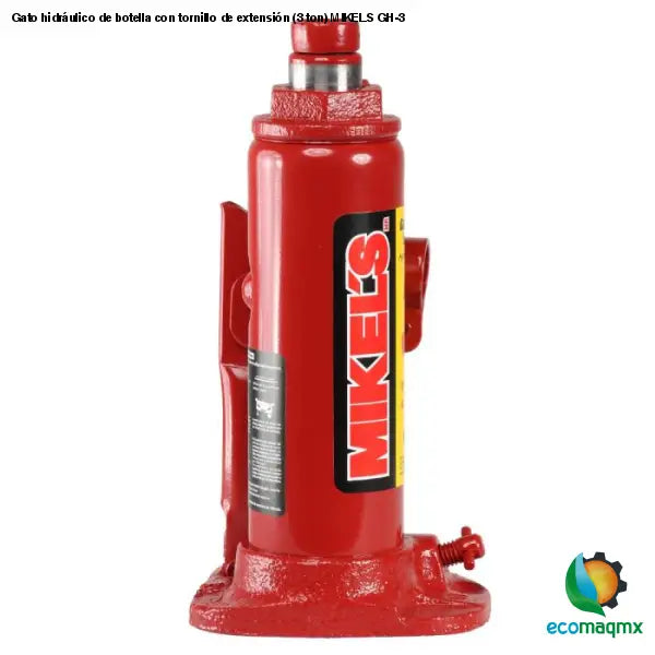Gato hidráulico de botella con tornillo de extensión (3 ton)