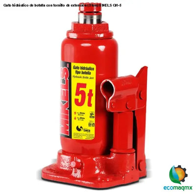 Gato hidráulico de botella con tornillo de extensión (5 ton)