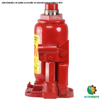 Gato hidráulico de botella con tornillo de extensión (8 ton)
