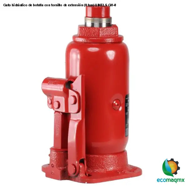 Gato hidráulico de botella con tornillo de extensión (8 ton)