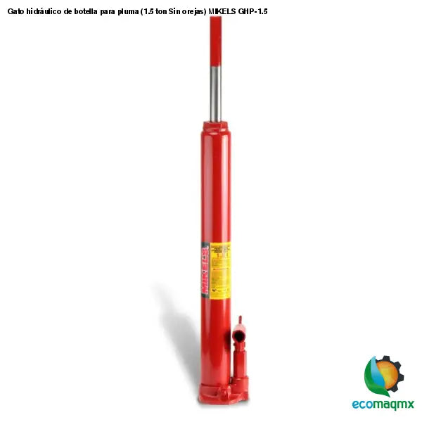 Gato hidráulico de botella para pluma (1.5 ton Sin orejas)
