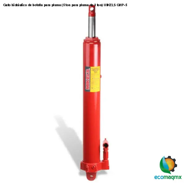 Gato hidráulico de botella para pluma (5 ton para pluma de 1