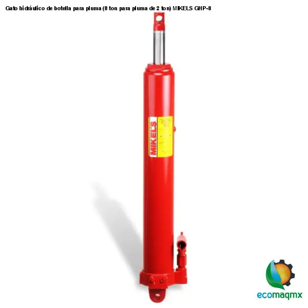 Gato hidráulico de botella para pluma (8 ton para pluma de 2