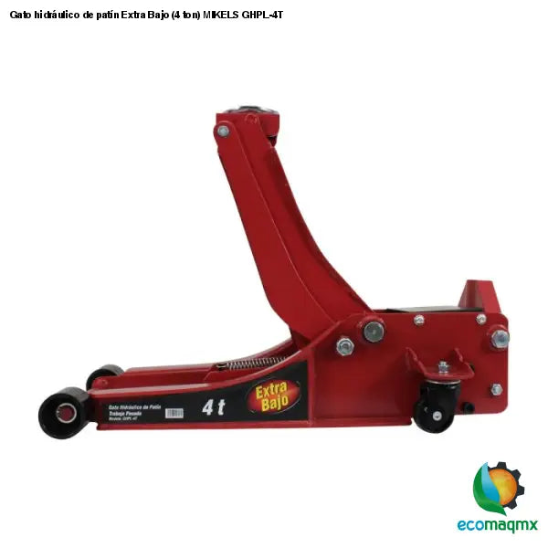 Gato hidráulico de patín Extra Bajo (4 ton) MIKELS GHPL-4T