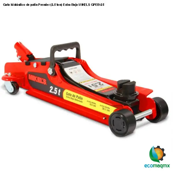 Gato hidráulico de patín Premier (2.5 ton) Extra Bajo MIKELS