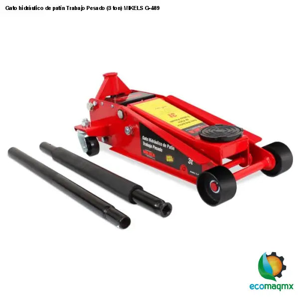 Gato hidráulico de patín Trabajo Pesado (3 ton) MIKELS G-489
