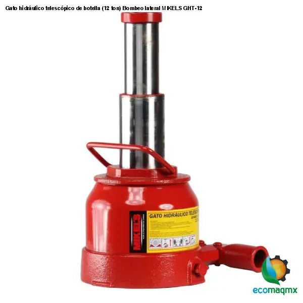 Gato hidráulico telescópico de botella (12 ton) Bombeo