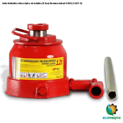 Gato hidráulico telescópico de botella (12 ton) Bombeo