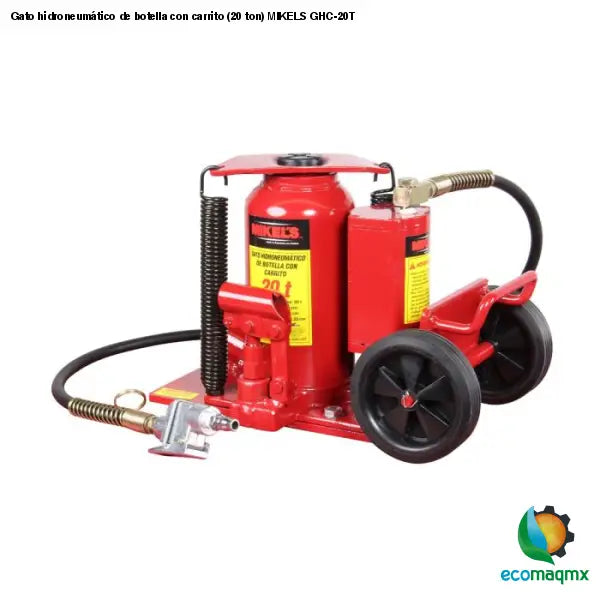 Gato hidroneumático de botella con carrito (20 ton) MIKELS