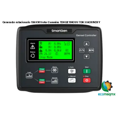 Generador estacionario 134 KW Motor Cummins TDKGE190CUM TDK MACHINERY