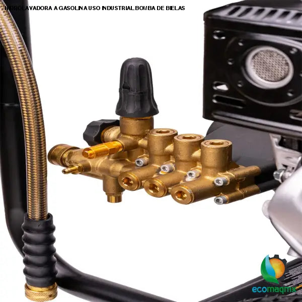 HIDROLAVADORA A GASOLINA USO INDUSTRIAL BOMBA DE BIELAS