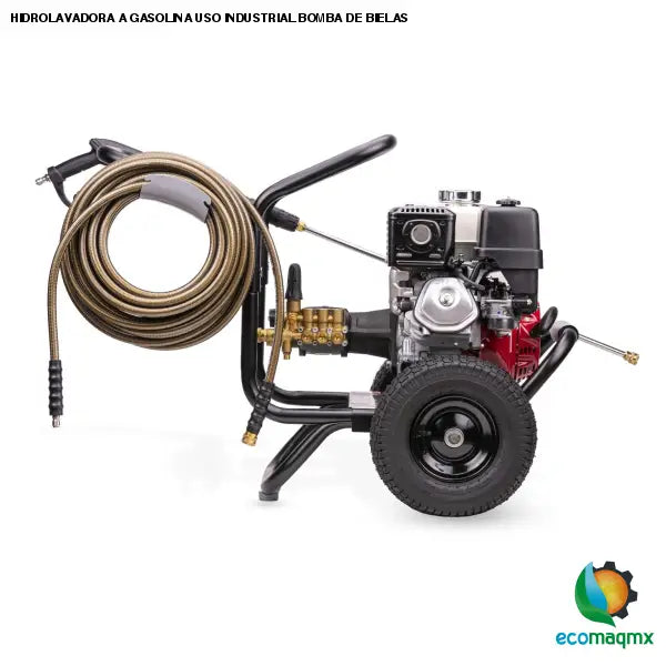 HIDROLAVADORA A GASOLINA USO INDUSTRIAL BOMBA DE BIELAS