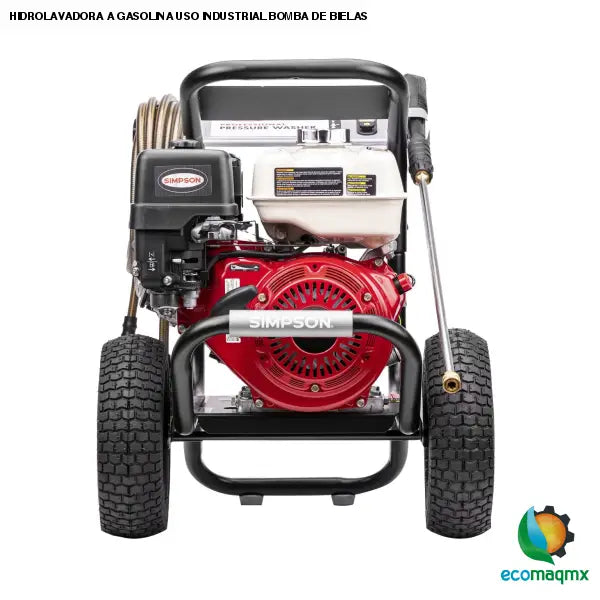 HIDROLAVADORA A GASOLINA USO INDUSTRIAL BOMBA DE BIELAS