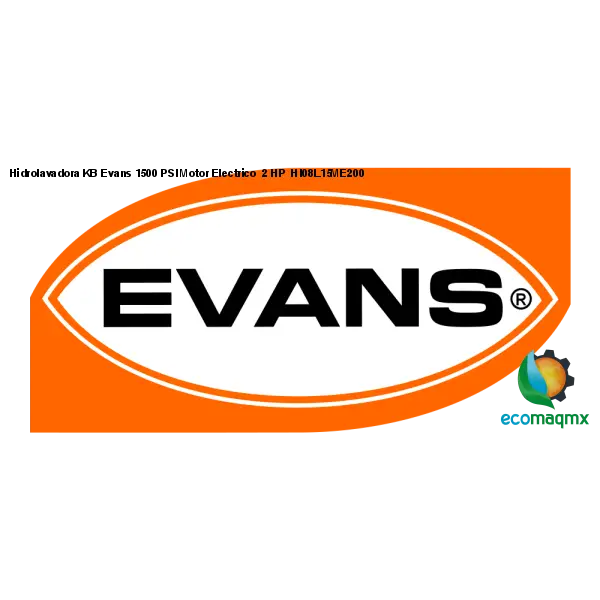 Hidrolavadora KB Evans 1500 PSI Motor Electrico 2 HP