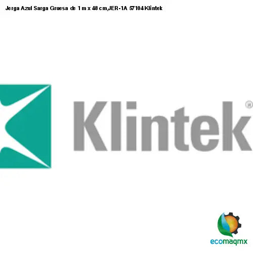 Jerga Azul Sarga Gruesa de 1 m x 48 cm,JER-1A 57104 Klintek