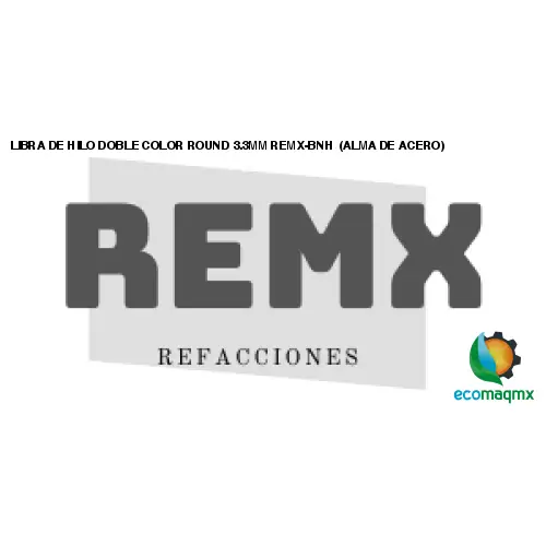 LIBRA DE HILO DOBLE COLOR ROUND 3.3MM REMX-BNH (ALMA DE