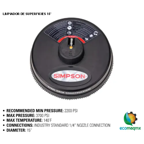 LIMPIADOR DE SUPERFICIES 15”