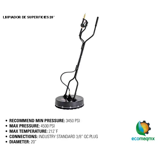 LIMPIADOR DE SUPERFICIES 20”