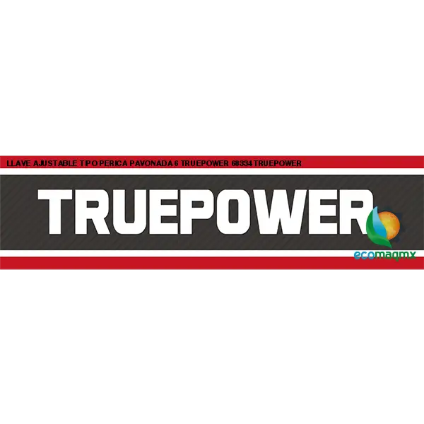 LLAVE AJUSTABLE TIPO PERICA PAVONADA 6 TRUEPOWER 68334