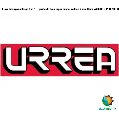 Llave hexagonal larga tipo T punta de bola ergonómica