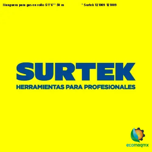 Manguera para gas en rollo 5/16 50 m Surtek 121009 121009