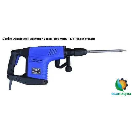 Martillo Demoledor Rompedor Hyundai 1500 Watts 110V 16Kg