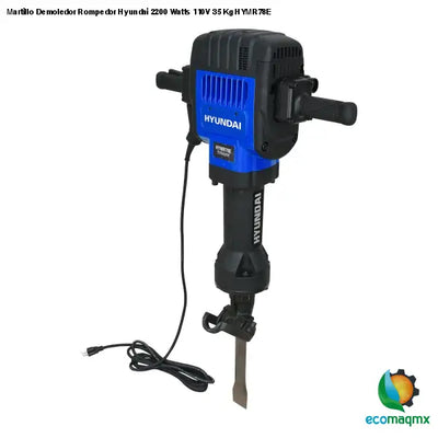 Martillo Demoledor Rompedor Hyundai 2200 Watts 110V 35 Kg