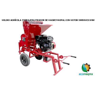 MOLINO AGRÍCOLA FORRAJERA PICADOR DE MAGUEY-NOPAL CON MOTOR