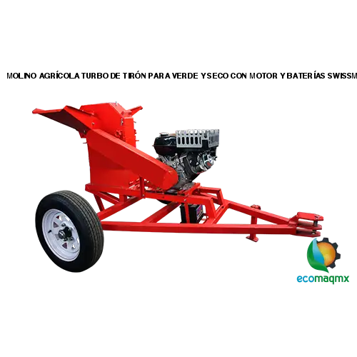MOLINO AGRÍCOLA TURBO DE TIRÓN PARA VERDE Y SECO CON MOTOR Y