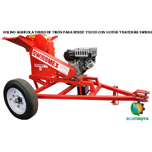 MOLINO AGRÍCOLA TURBO DE TIRÓN PARA VERDE Y SECO CON MOTOR Y