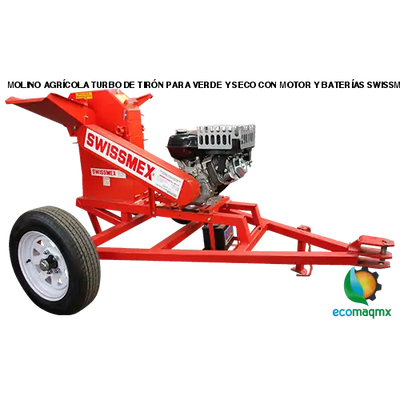 MOLINO AGRÍCOLA TURBO DE TIRÓN PARA VERDE Y SECO CON MOTOR Y