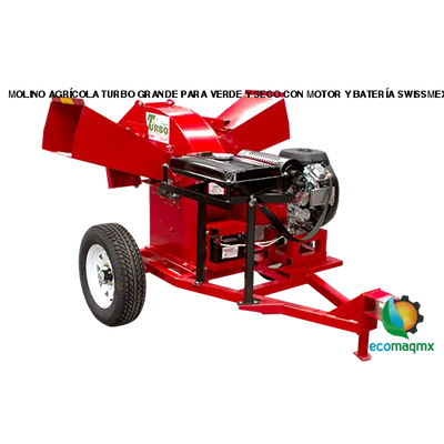MOLINO AGRÍCOLA TURBO GRANDE PARA VERDE Y SECO CON MOTOR Y