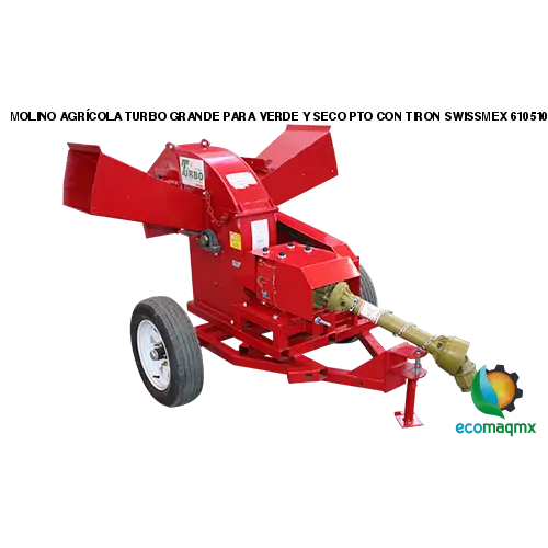 MOLINO AGRÍCOLA TURBO GRANDE PARA VERDE Y SECO PTO CON TIRON
