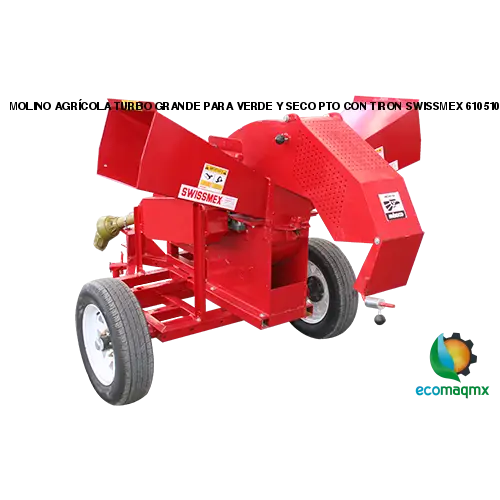 MOLINO AGRÍCOLA TURBO GRANDE PARA VERDE Y SECO PTO CON TIRON