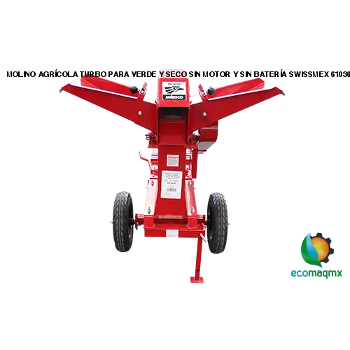 MOLINO AGRÍCOLA TURBO PARA VERDE Y SECO SIN MOTOR Y SIN