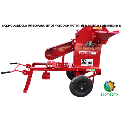 MOLINO AGRÍCOLA TURBO PARA VERDE Y SECO SIN MOTOR Y SIN