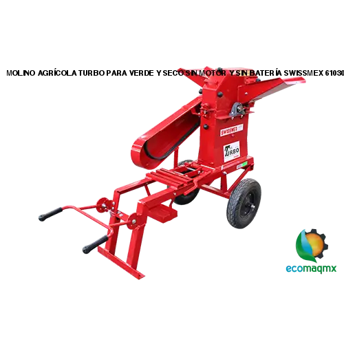 MOLINO AGRÍCOLA TURBO PARA VERDE Y SECO SIN MOTOR Y SIN