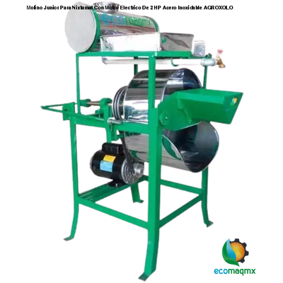 Molino Junior Acero Inoxidable Con Motor 2 Hp  AGROXOLO