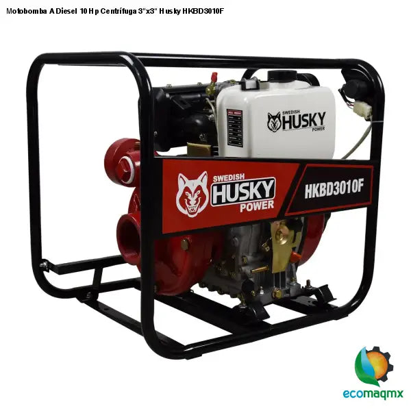 Motobomba A Diesel 10 Hp Centrífuga 3x3 Husky HKBD3010F