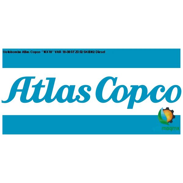 Motobomba Atlas Copco 10X10 VAR 10-305 FZD52 SKID02 Diesel