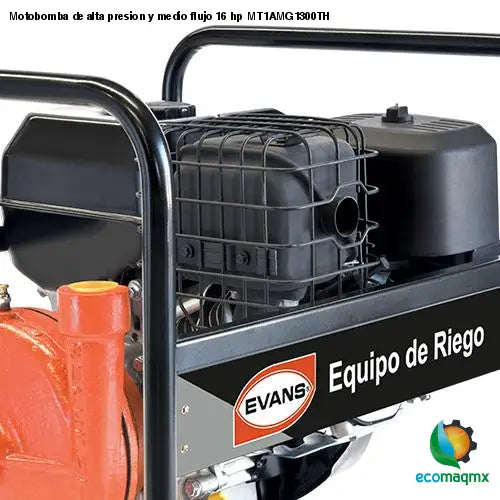 Motobomba de alta presion y medio flujo 16 hp MT1AMG1300TH