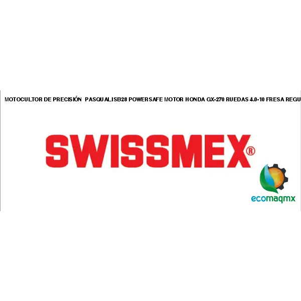 MOTOCULTOR DE PRECISIÓN PASQUALI SB28 POWERSAFE MOTOR HONDA