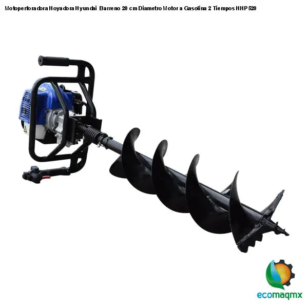 Motoperforadora Hoyadora Hyundai Barreno 20 cm Diametro