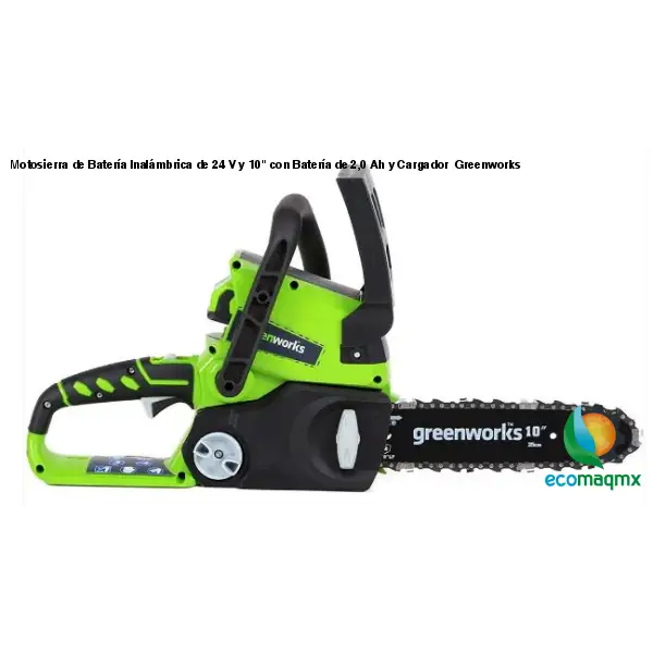 Motosierra de Batería Inalámbrica de 24 V y 10 con Batería