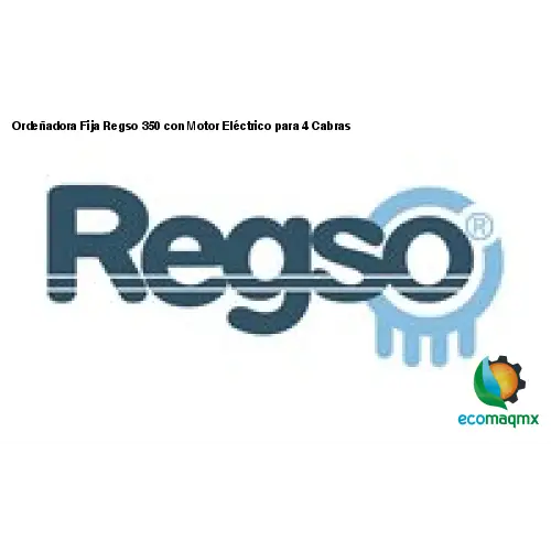 Ordeñadora Fija Regso 350 con Motor Eléctrico para 4 Cabras